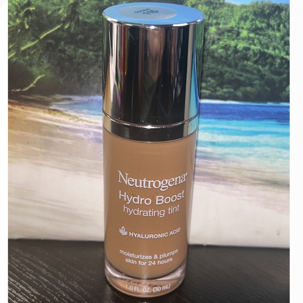 Neutrogena Hydro Boost Hydrating Tint Foundation Cocoa 115 Hyaluronic Acid 1oz